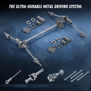 RC Car, 1:20 Scale High-Speed Off-Road Monster Truck, 4WD 20 KM/H, 2.4GHz Remote Control, Rechargeable