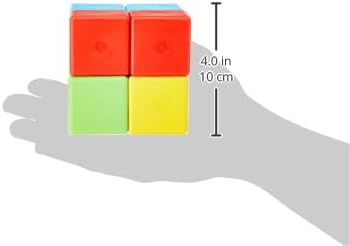 Geomag Premium Swiss-Made MagiCube 8-Piece Magnetic Stacking Cubes Building Set, Toddlers & Kids Ages 1-5, STEM Educational Toy, Creativity, Imagination, Early Learning Fun, Crystal Packaging