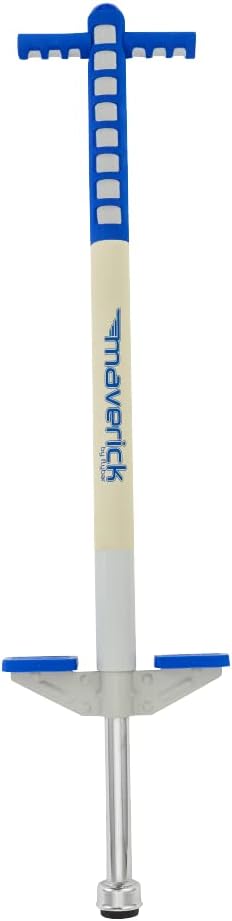 Flybar Maverick Pogo Stick for Kids Ages 5+, 40 to 80 Pounds, Perfect for Beginners, Easy Grip Handles, Anti-Slip Pegs, Outdoor Toys for Boys and Girls