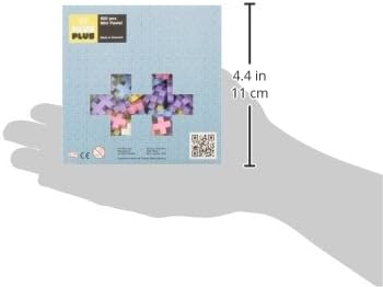 PLUS PLUS 600 Piece Interlocking Building Blocks for Kids, Open Ended Connecting Toys, STEM Bin Classroom Mini Manipulatives - Pastel Mix Play Tube