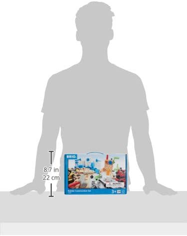 BRIO Builder 34587 Construction Set - 136-Piece STEM Toy with Wood and Plastic for Kids | Enhances Creative Skills | Safety Tested | Age 3 and Up