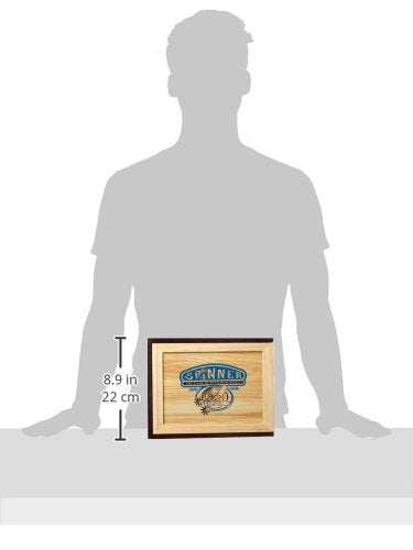 Front Porch Classics, Spinner Domino Game Set in Collectible Wooden Case from Front Porch Classics for 2 to 8 Players Ages 8 and Up