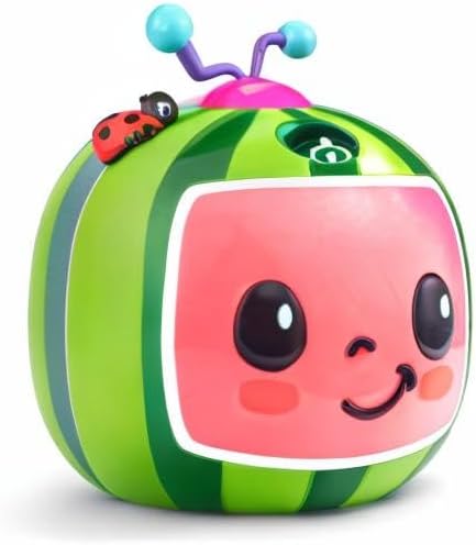 CoComelon NO Spill Musical Bubble Machine | Bubble Toy for Baby, Toddlers and Kids | Amazon Toys Exclusive with 16 oz of Extra Bubble Solution (Bubble Solution Bottle Colors Will Vary)