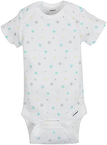 Gerber Baby Girls' 5-Pack Short Sleeve Variety Onesies Bodysuits