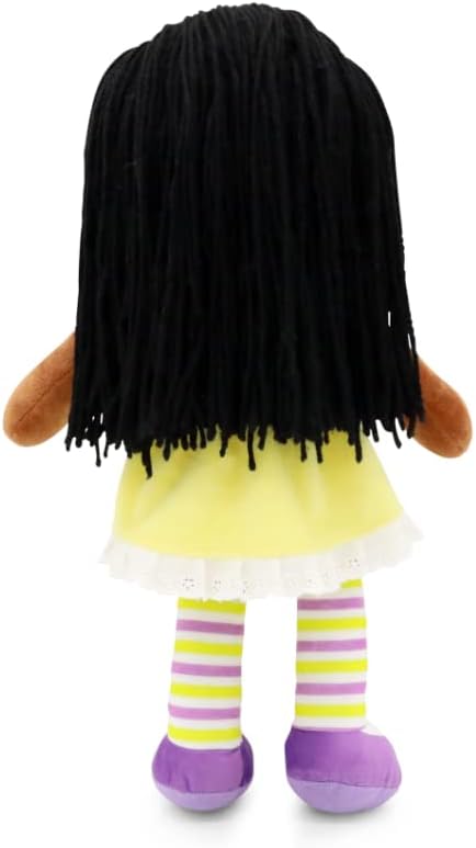 Plush Baby Doll - 18 Inch Rag Dolls for Girls, Infants, Toddlers, & Babies - Yarn Hair - Large Plushie Toys - Kaylie