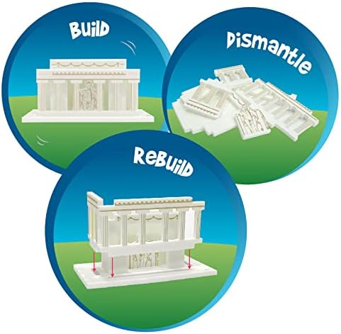 Imagimake Mapology Monuments of USA | 3D Puzzles for Kids | STEM Toys & Games | Educational Toys for Kids 5-7 | Birthday Gift for Boys & Girls Age 5 Years & Up | Christmas 3-D Puzzle for 8-10