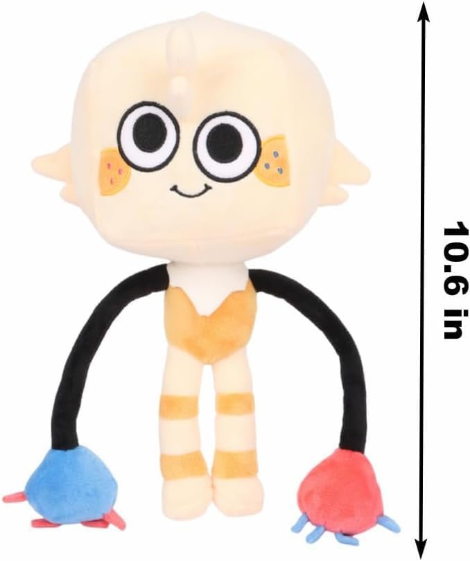 Dandy's World Plush Toys，11" Goob Plush Pillow Toy, Soft Stuffed Horror Game Plush Toy for Home Decors Valentines Birthday Halloween Christmas