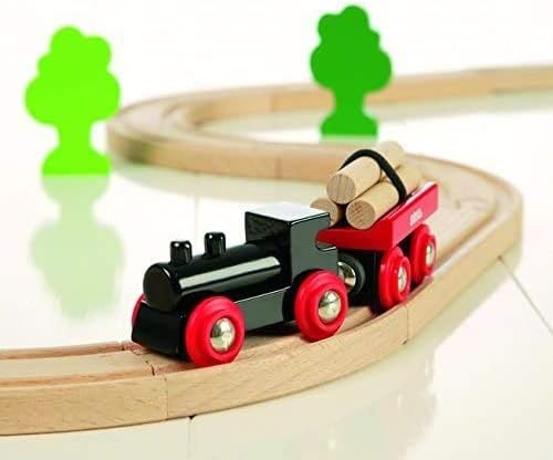 BRIO World - 33042 Little Forest Train Set - Premium 18-Piece Wooden Toy Train Set with Track and Accessories | Perfect for Kids Ages 3 and Up | FSC Certified for Sustainability