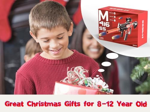 Toy Gun Automatic Sniper Rifle -3 Modes Toy Foam Blasters with Tactical Vest, Bipod, 2 Clips and 150 Darts, Electric Toys for Adults Boys Age 8-12 Gifts for Birthday Xmas