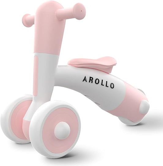 3-Wheel Baby Balance Bike for Toddlers 1-2 Years Old (8-24 Months), Adjustable Seat & Anti-Tip Design, Learning Walker Toy, First Birthday Gift for Boys & Girls