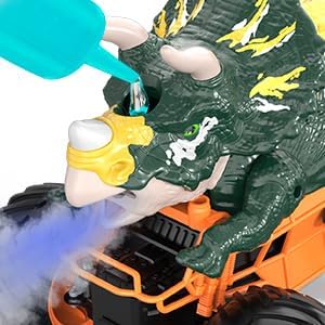 Bennol Remote Control Dinosaur Car for Boys Kids, 2.4Ghz RC Dinosaur Truck Toys for Toddlers, Electric Hobby RC Car Toys with Light & Sound Spray for 3 4 5 6 7 8 Year olds Kids Boys Girls
