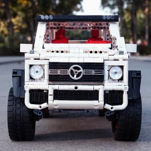 Mould King 13061 Off-Road Pickup Trucks Building Kits Toy, 6x6 MOC Building Blocks Model Off-Road Vehicle with Motor/APP Remote Control, Gift for Kids Age 8+/Adult Enthusiasts(3686 Pieces)