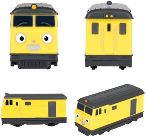 Pull Back Car Train Toy - Titipo and Friends 3 Vehicles Set Christmas Birthday Gifts for Kids and Toddlers Boys and Girls 3 Years and Up (No. 2 Loco, Eric, Xingxing)