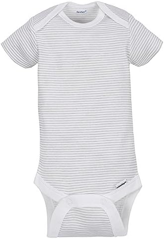 Gerber Baby Girls' 5-Pack Short Sleeve Variety Onesies Bodysuits