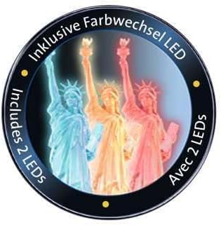 Ravensburger Statue of Liberty Night Edition - 108 Piece 3D Jigsaw Puzzle for Kids and Adults | Precision Fit with Easy Click Technology | Durable Display Piece | Over a Century of Quality