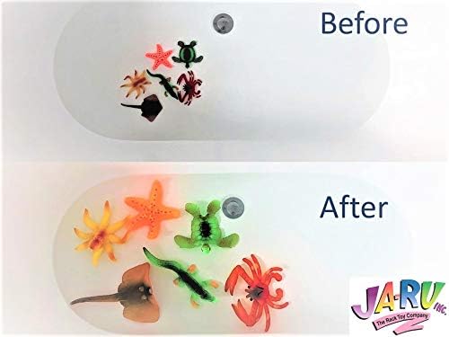 JA-RU Magic Grow Water Growing Toys (144 Units) Jumbo Water Growing Sea Creatures Toys for Kids. Bulk Ocean Themed Party Favors & Easter Basket Stuffers. 302-144p