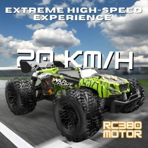 RC Car, 1:20 Scale High-Speed Off-Road Monster Truck, 4WD 20 KM/H, 2.4GHz Remote Control, Rechargeable