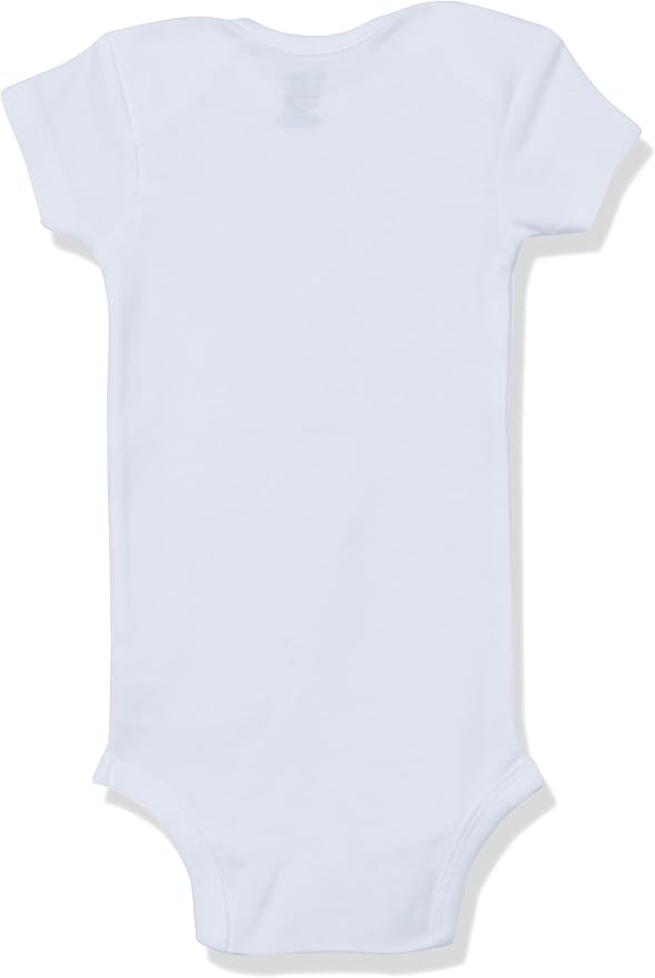 Gerber Baby Girls' 5-Pack Short Sleeve Variety Onesies Bodysuits