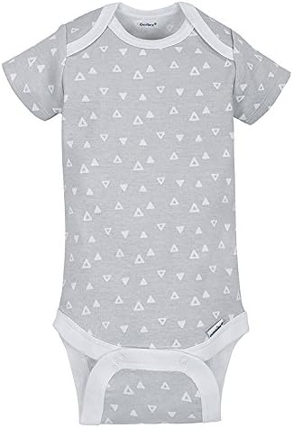 Gerber Baby Girls' 5-Pack Short Sleeve Variety Onesies Bodysuits