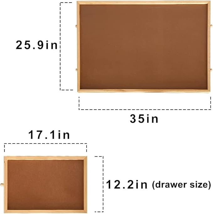 Puzzle Tables with Cover, Jigsaw Puzzle Board 1500Pcs Puzzle Table with 6 Removable Storage and Sorting Drawers 26 inch x 35 inch Smooth Plateau Fiberboard Work Surface for Games and Puzzles