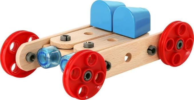 BRIO Builder 34586 - Comprehensive 49 Piece STEM Building Set | Enhanced with Wood and Plastic Pieces | Ideal Learning Toy for Kids Aged 3 and Up | FSC Certified