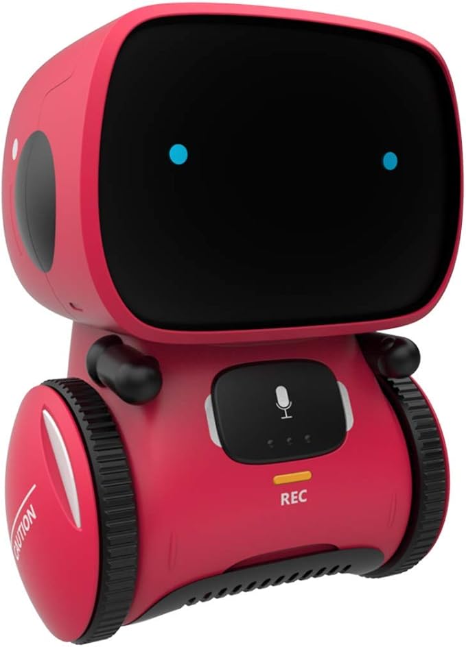 98K Kids Robot Toys for Girls and Boys, Voice Control and Touch Sensor Interactive Smart Talking Robots Intelligent Partner and Teacher with Singing, Dancing, Repeating, Toy Gifts for Kid Age 3 and Up