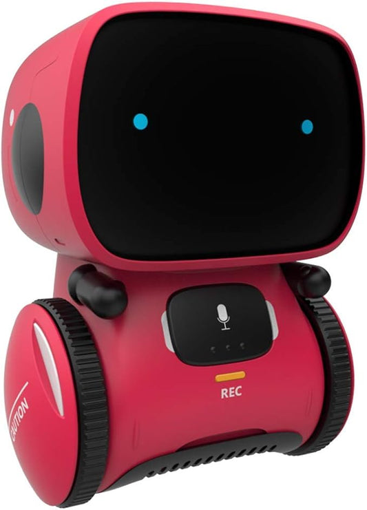 98K Kids Robot Toys for Girls and Boys, Voice Control and Touch Sensor Interactive Smart Talking Robots Intelligent Partner and Teacher with Singing, Dancing, Repeating, Toy Gifts for Kid Age 3 and Up