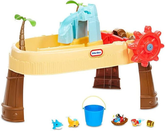Little Tikes Island Wavemaker Water Table with Five Unique Play Stations and Accessories, for 2 + years Multicolor