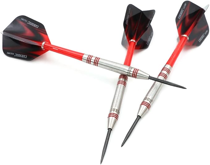 CUESOUL Professional Tungsten Steel Tip Dart Set 85% Tungsten 22g/24g/26g-Glory Series