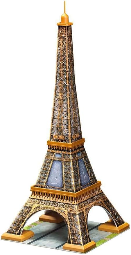 Ravensburger Eiffel Tower 216 Piece 3D Jigsaw Puzzle for Kids and Adults - 12556 - Easy Click Technology Means Pieces Fit Together Perfectly