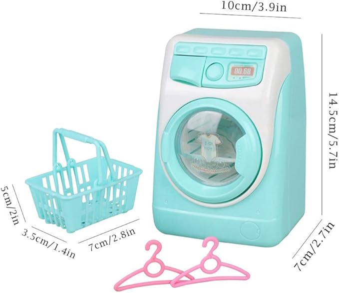 Coherny Mini Simulation Dollhouse Furniture Kitchen Toys Kids Children Play House Toy Washing Machine