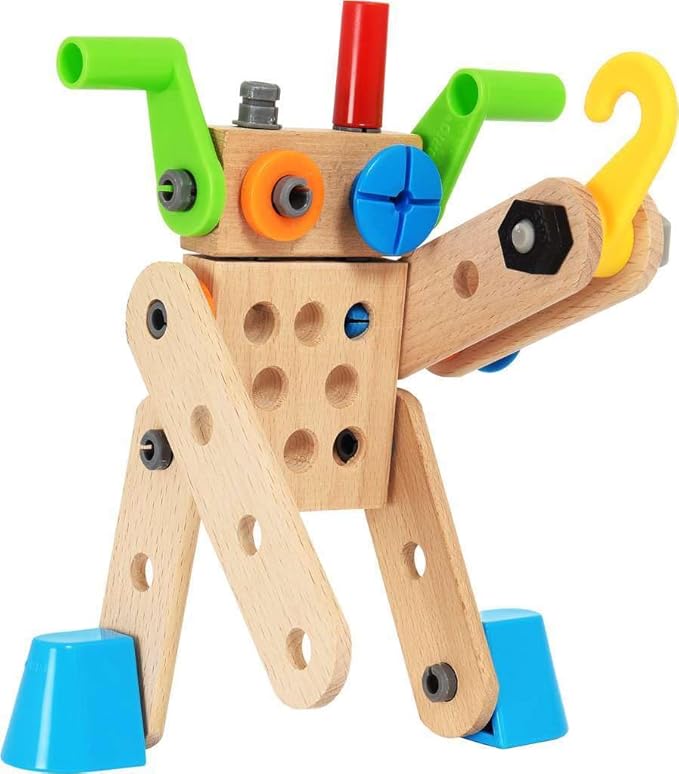 BRIO Builder 34587 Construction Set - 136-Piece STEM Toy with Wood and Plastic for Kids | Enhances Creative Skills | Safety Tested | Age 3 and Up