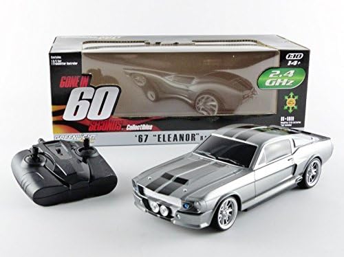 GreenLight Gone in Sixty S (2000) - 1967 Ford Mustang Eleanor 2.4 Ghz Remote Control (1:18 Scale) Vehicle