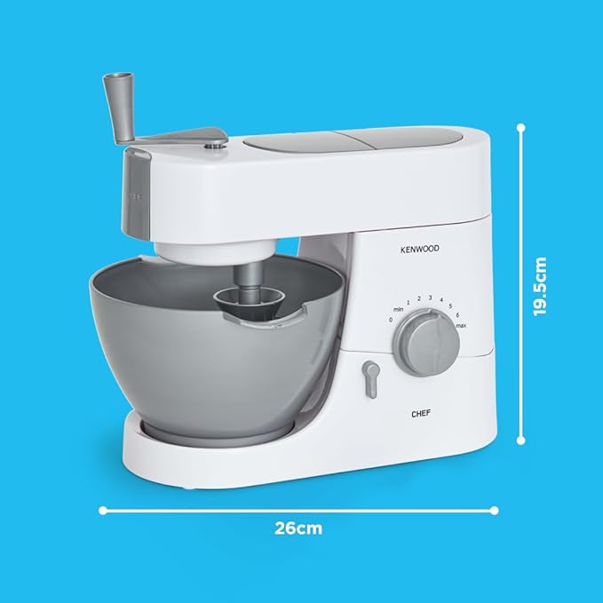 CASDON Kenwood Mixer | Toy Food Mixer for Children Aged 3+ | Perfect for Budding Bakers Who Enjoy Mixing Real Food!