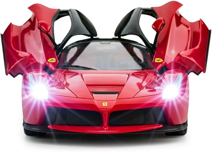 Official Licensed Ferrari RC Car, Remote Control 1:14 Ferrari LaFerrari Electric Sport Racing Toy Car Model Vehicle, 2.4 Ghz Licensed Car Series for Boys Adults Kids RC Cars for Boys Age 8-12 Red