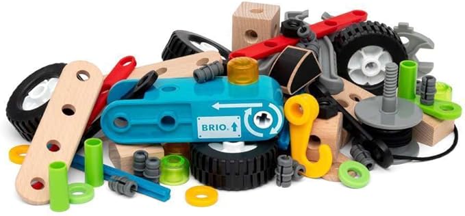 BRIO Builder Pullback Construction Set - Learning, Building and Educational Toys for 3 Year Olds and Up
