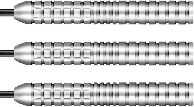 Shot! Darts Steel Tip, Michael Smith Bully Boy Precision (22g/23g/24g/25g), 90% Tungsten Barrel, Handcrafted Professional Dart Set & Flights Made in New Zealand, Metal Tip for Bristle Dartboard