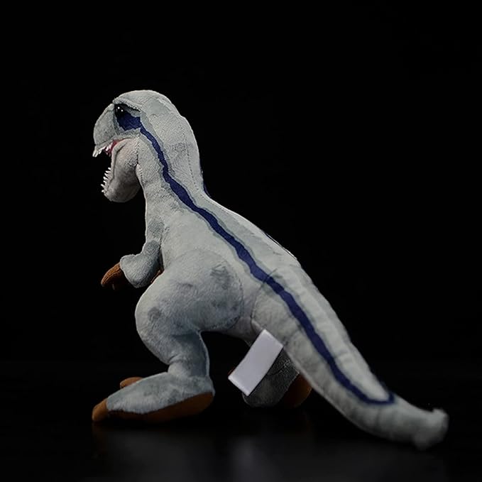Tiny Heart Simulation Velociraptor Plush Toy, 16 Inch Velociraptor Dragon Stuffed Animals Realistic Doll Home Decor Collectibles Soft for Kids Boys