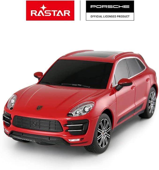 RASTAR 1:24 Porsche Macan Turbo RC Toy Car, Remote Control Car, Gifts for Kids