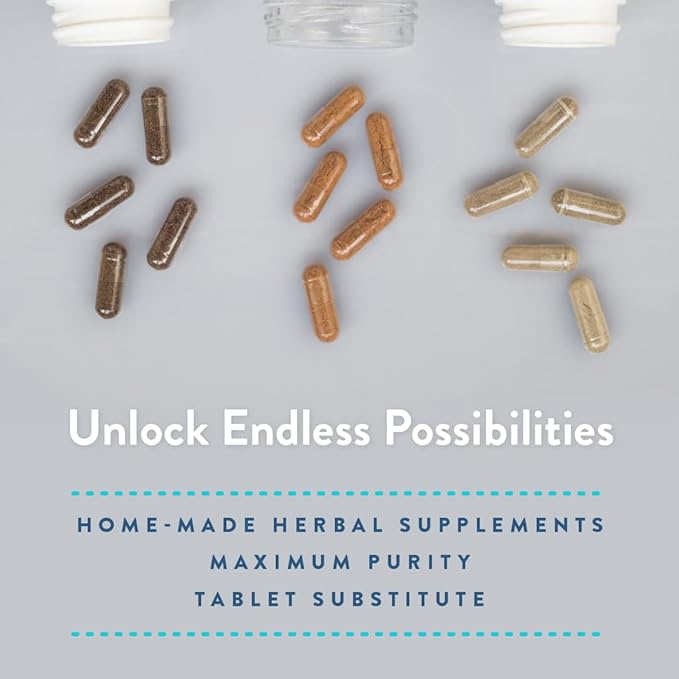 PureCaps USA - Empty Vegetarian and Vegan Pill Capsules Size 0 | 5,000 Separated Pills| Clear| Non-GMO Certified | SLS, Gluten, Preservative Free