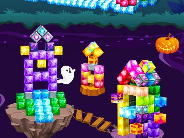 Magnetic Blocks, Jewel Adventures Edition, Magnetic Building Cubes, Boys & Girls Toddler Toys Age 3-5 4-8,Sensory Toy Gift for Kids, Upgraded STEM Gift 1.2 Inches