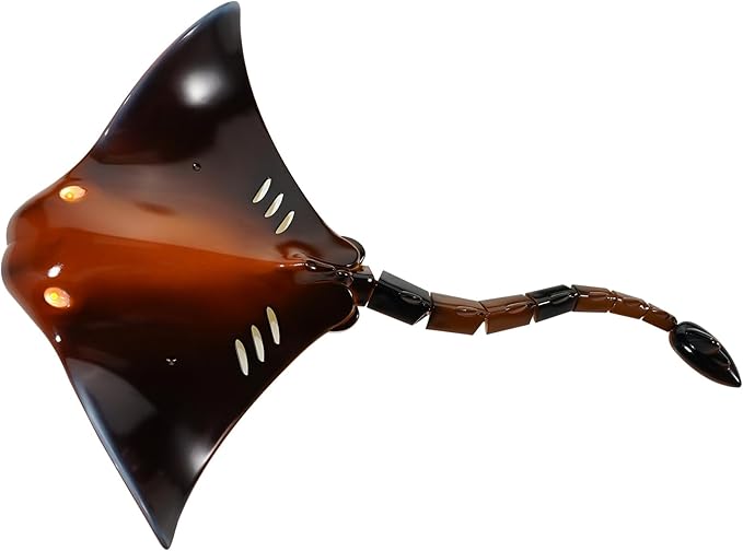 VEVOR Remote Control Manta Ray Toy, 2.4GHz High Simulation Robot RC Shark Stingray Fish Toys with Light, RC Boat Bathtub Summer Swimming Pool Toys for 6+ Year Old Boys and Girls