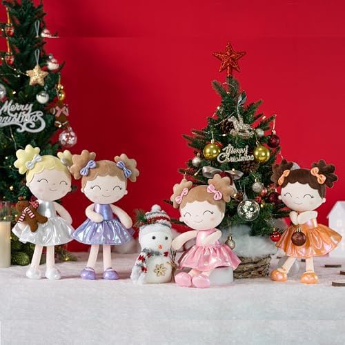 Gloveleya Baby Girl Gifts Baby Dolls Soft Doll Curvy Illusion Girl Rose Red 12inches