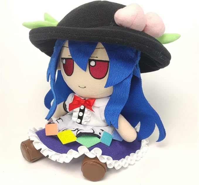 Anime Hinanawi Tenshi Fumo Plush Toy Doll Stuffed Plushie Project Figure Pillow Girls 20cm (Hinanawi Tenshi)
