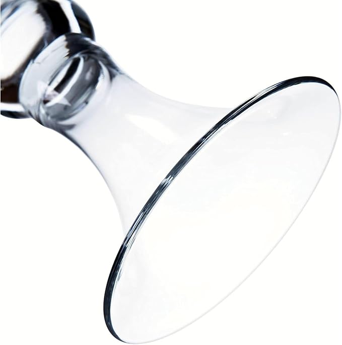 Diamond Star Clear Glass Apothecary Jars, Large Candy Buffet Display, Elegant Storage Jar, Decorative Wedding Candy Organizer Canisters (Height: 16.5" Body: 6.5")