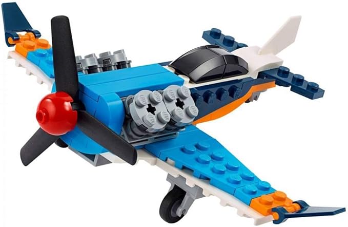 LEGO Creator 3in1 Propeller Plane 31099 Flying Toy Building Kit (128 Pieces)
