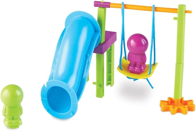 Learning Resources Playground Engineering & Design STEM Set - 104 Pieces, Ages 5+ STEM Toys for Kids, Construction Toys