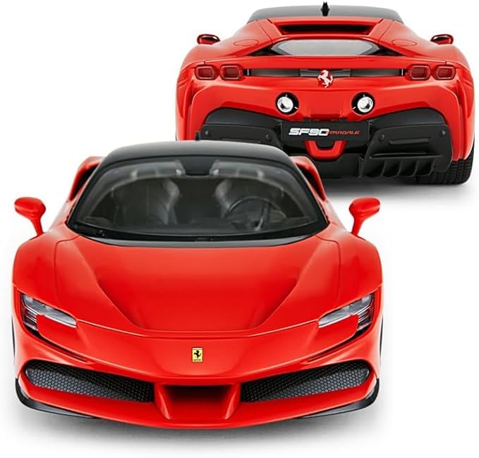 PowerTRC Official Licensed Ferrari RC Car, Ferrari Toy Car, Ferrari SF90 1:14 Scale Official Licensed Model Sports Car RC Cars for Boys Age 8-12