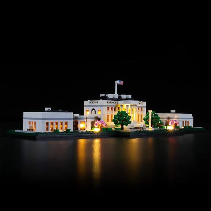 LIGHTAILING Light Set for (Architecture White House Building Blocks Model - Led Light kit Compatible with Lego 21054(NOT Included The Model)