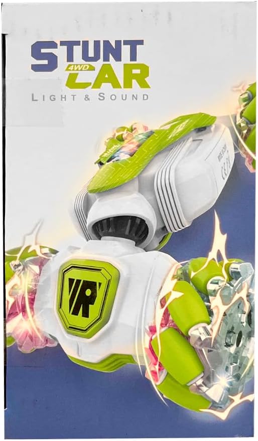 Remote Control Car for Boys: - RC Car Toys Rechargeable Transformers RC Drift Truck with Music Light Gesture Sensing Stunt Truck 360° Rotation Hand Controlled Toy Christmas Birthday Gifts for Kids